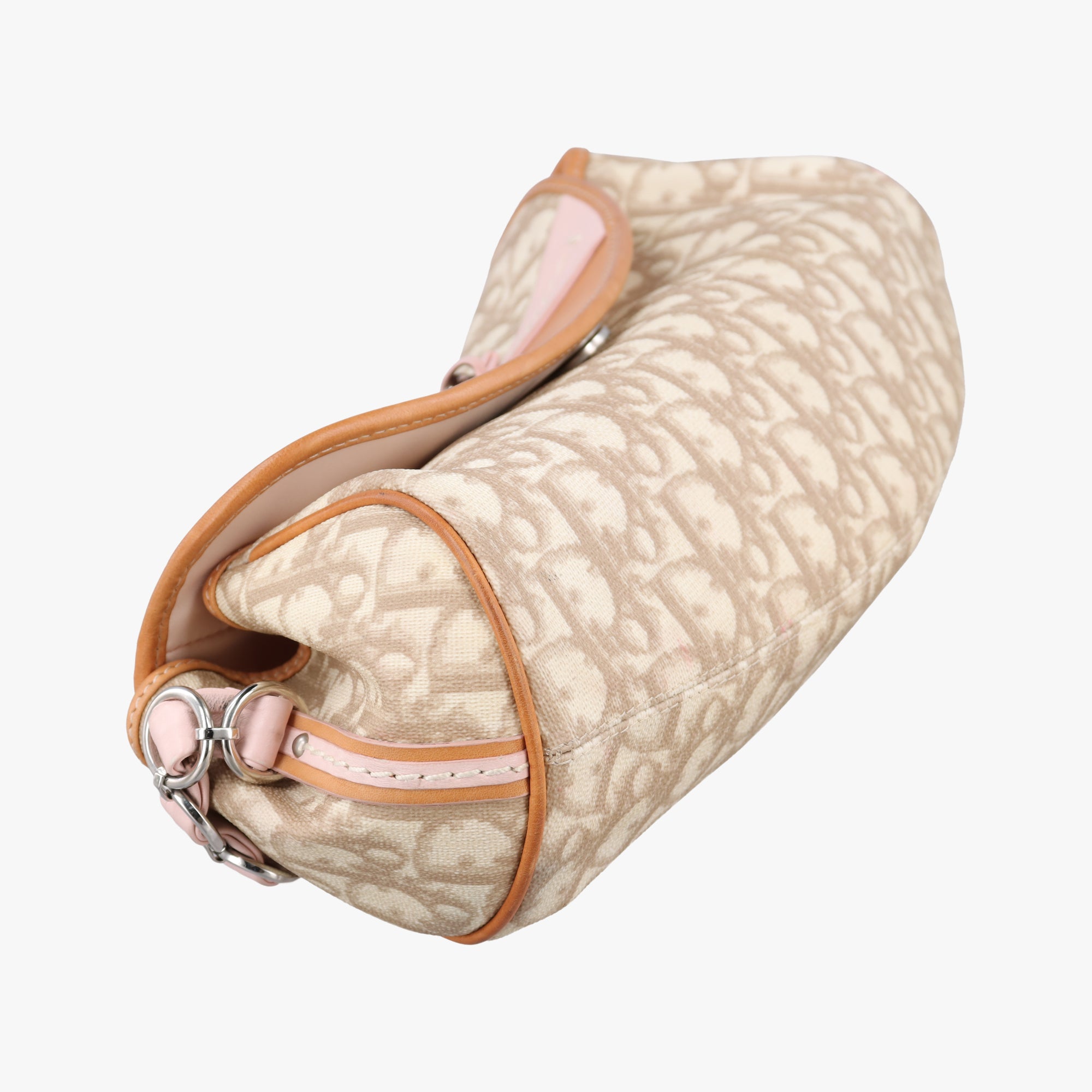 Romantic Trotter Beige x Pink PVC coated canvas 01-RU-1007ロマンティックトロッター ベージュ×ピンク PVCコーティングキャンバス 01-RU-1007