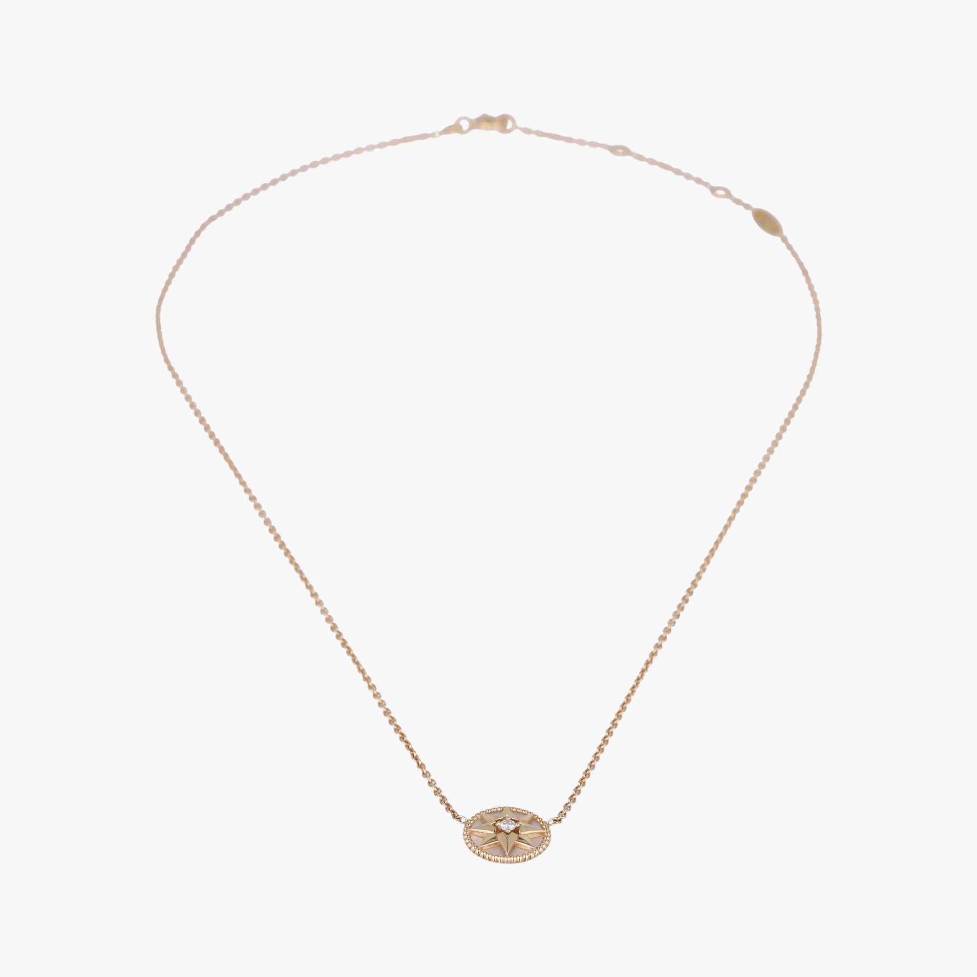 Rose des Vents medallion　 yellow gold x white AU750 201183ローズデヴァン メダリオン イエローゴールド×ホワイト AU750 201183