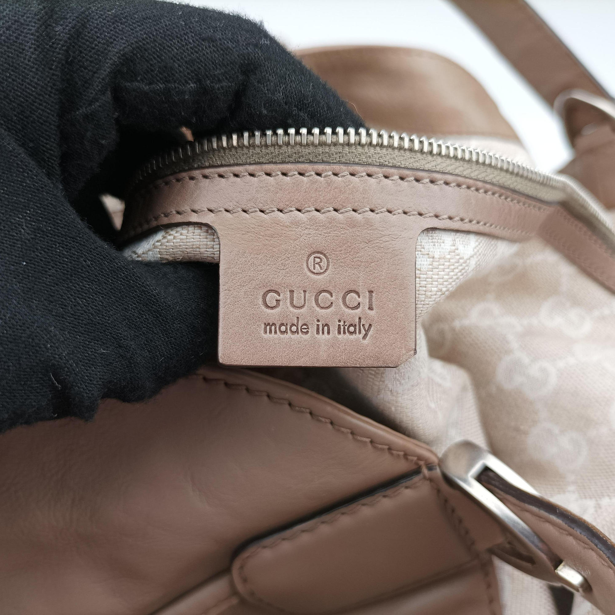 Soft Stirrup Beige Leather 296855 G012931695ソフト スターラップ ベージュ レザー 296855 G012931695