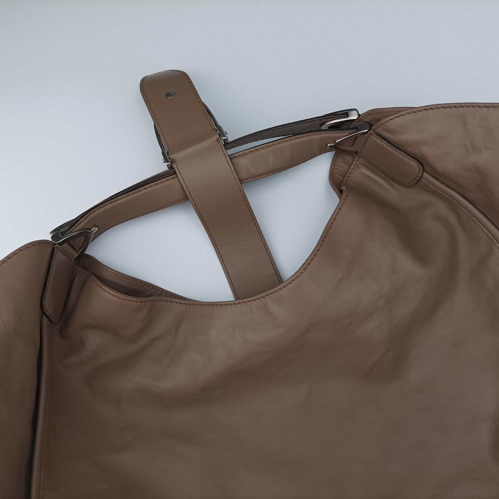 Soft Stirrup Beige Leather 296855 G012931695ソフト スターラップ ベージュ レザー 296855 G012931695