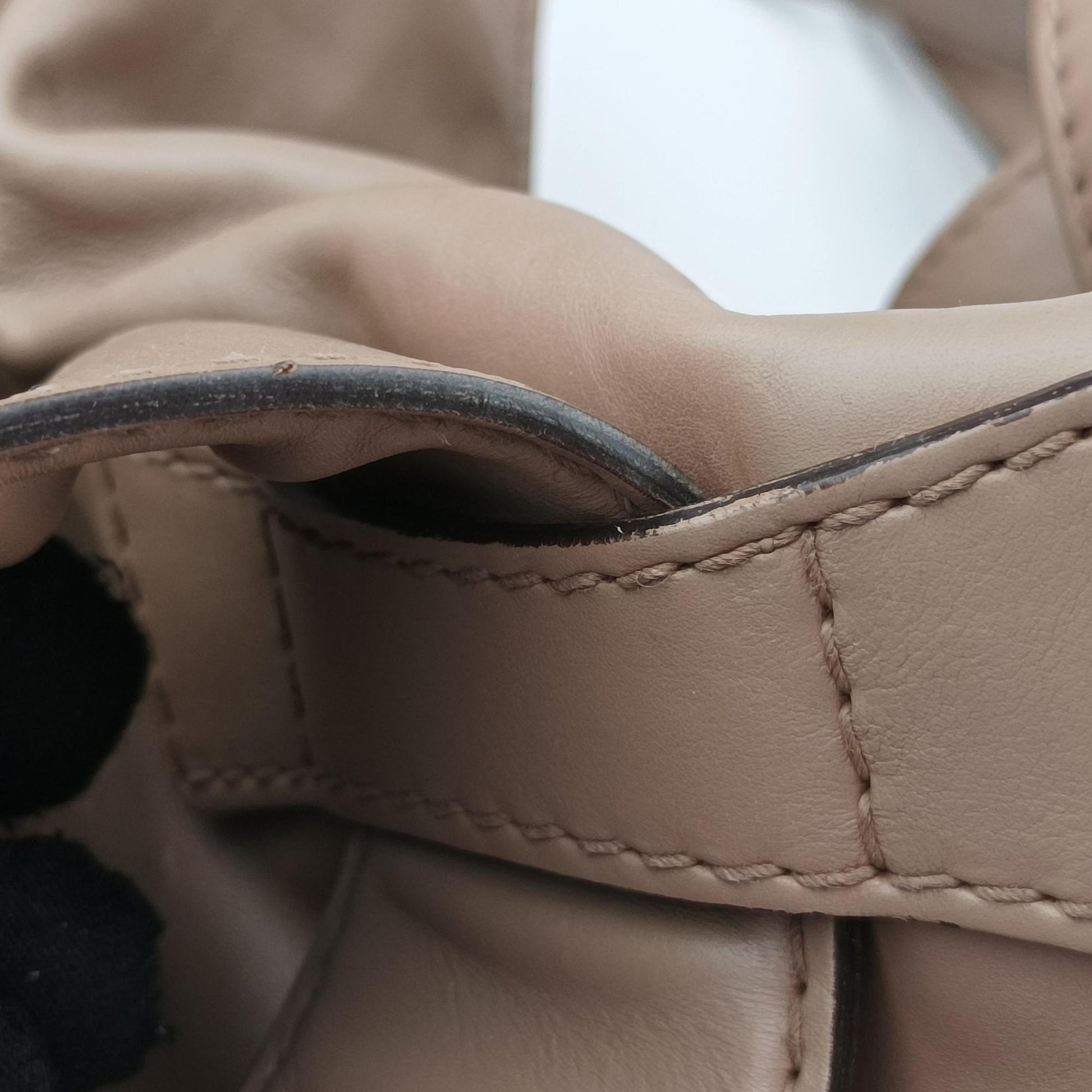 Soft Stirrup Beige Leather 296855 G012931695ソフト スターラップ ベージュ レザー 296855 G012931695