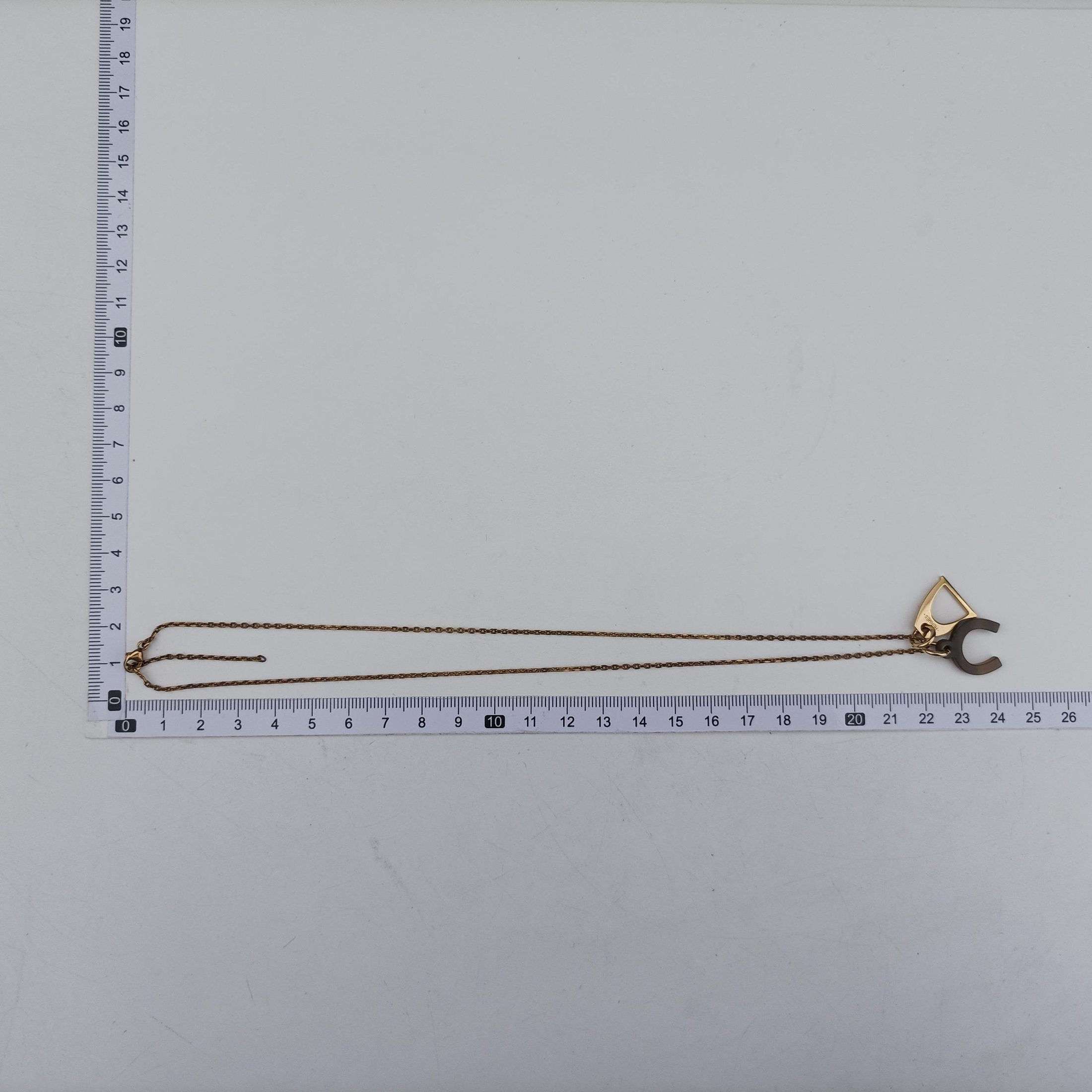 Equestre Pendant Golden×Black GP GD 0220エケストル ペンダント ゴールド×ブラック GP GD 0220