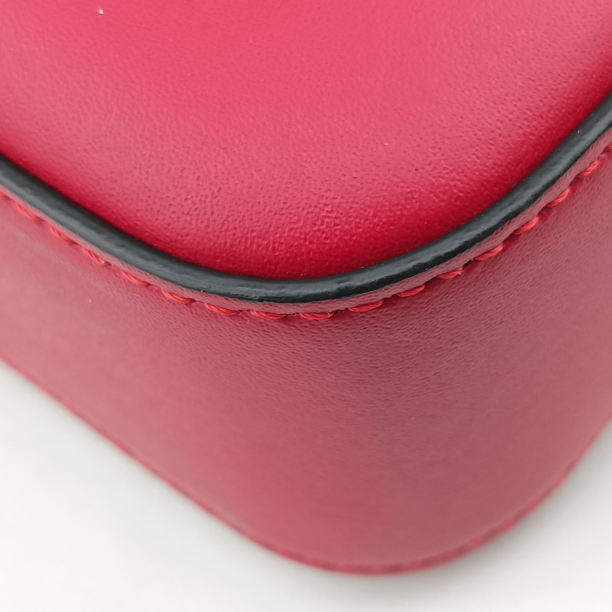 Camera case Red x Black Leather 7M0286 7M0286 A9ZX 208-0397カメラケース レッド×ブラック レザー 7M0286 7M0286 A9ZX 208-0397