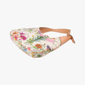 Flora Jackie Hobo White×Multicolour canvas×leather 137335 フローラ ジャッキー ホーボー ホワイト×マルチカラー キャンバス×レザー 137335 