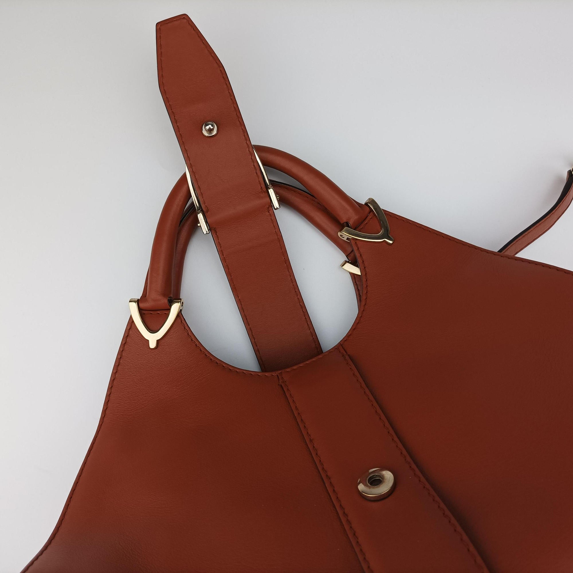 Stirrup Brown leather 277514 G011598264スターラップ ブラウン レザー 277514 G011598264