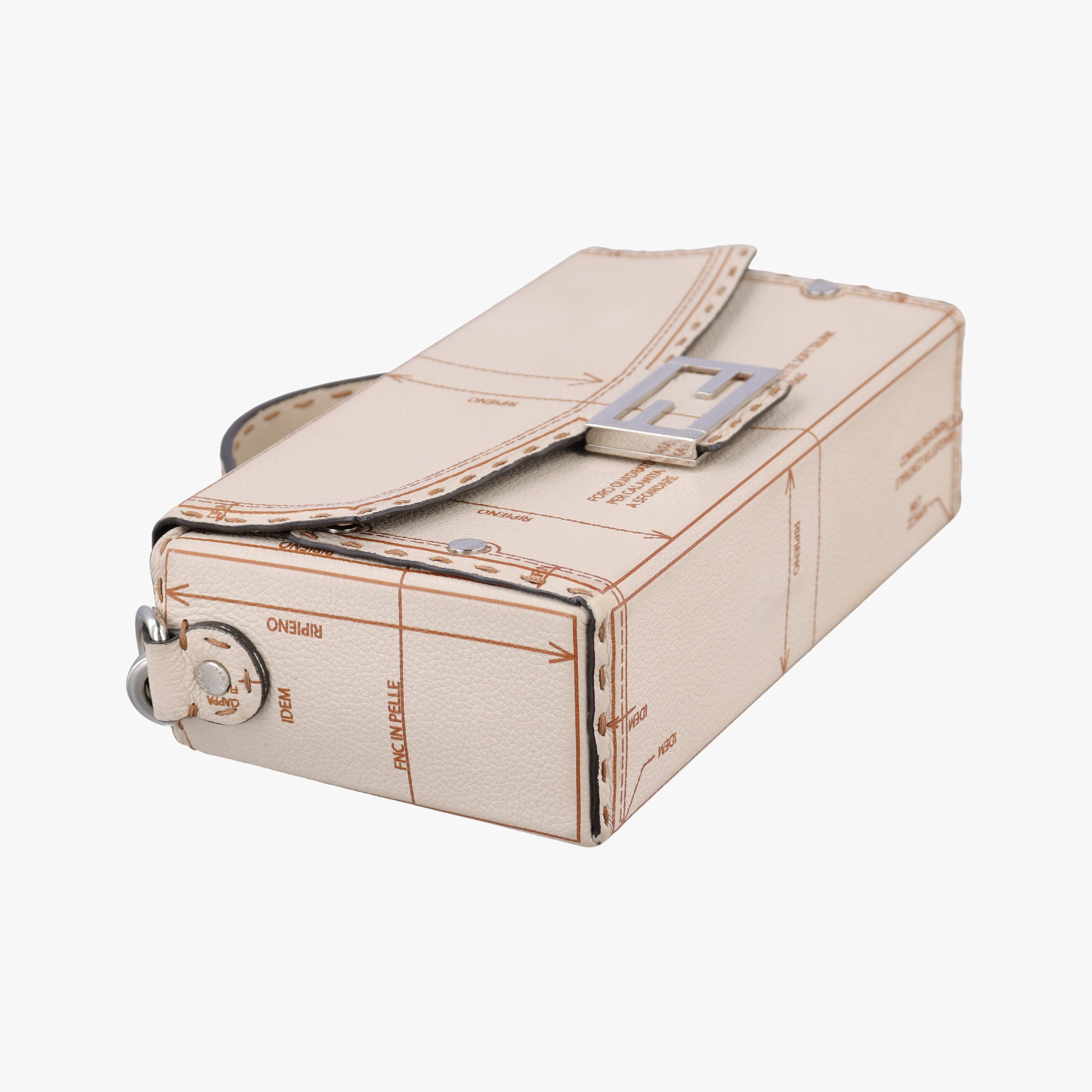 Soft Trunk Beige Leather 7VA565 7VA565-ARAV-248-10429ソフトトランク  ベージュ レザー 7VA565 7VA565-ARAV-248-10429