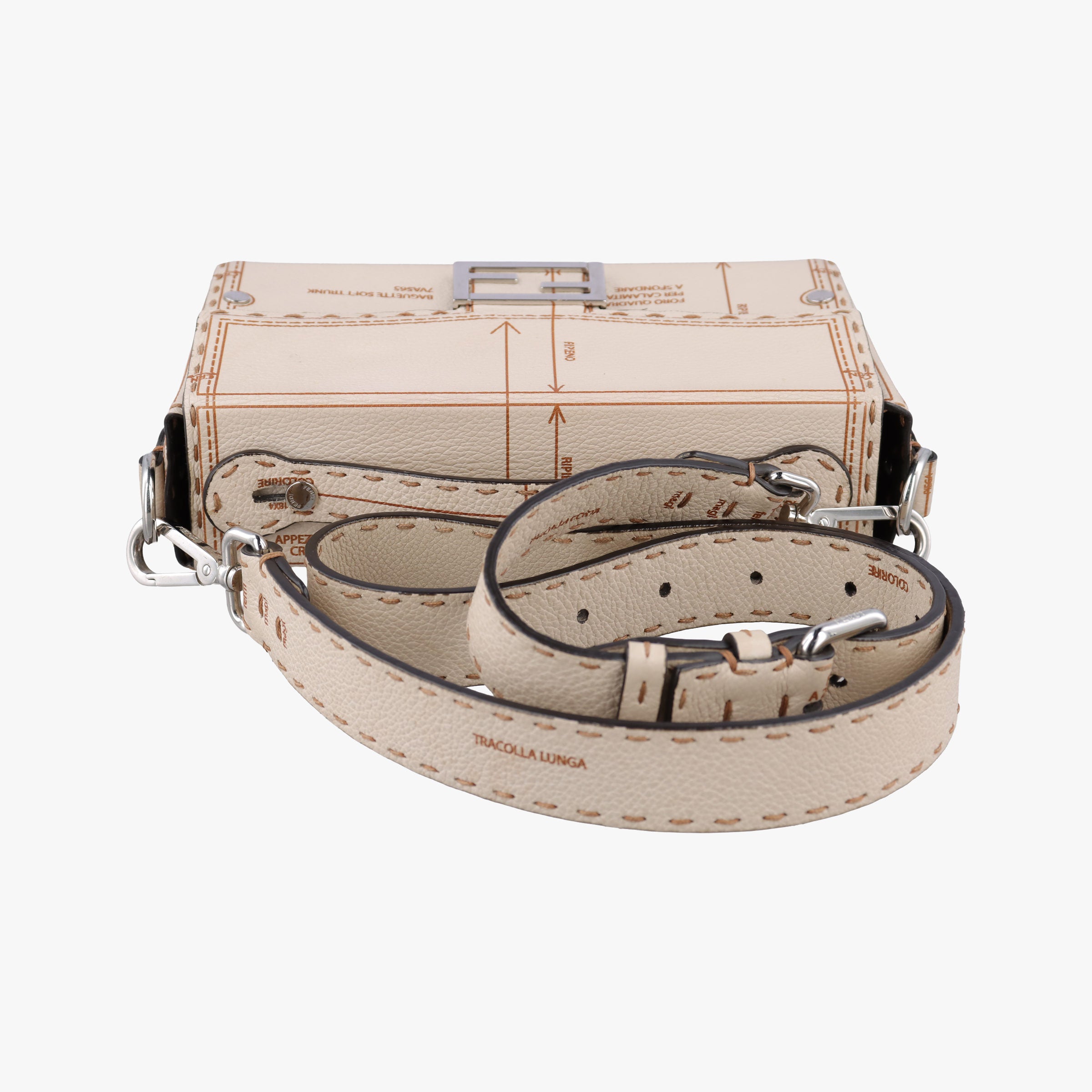 Soft Trunk Beige Leather 7VA565 7VA565-ARAV-248-10429ソフトトランク  ベージュ レザー 7VA565 7VA565-ARAV-248-10429