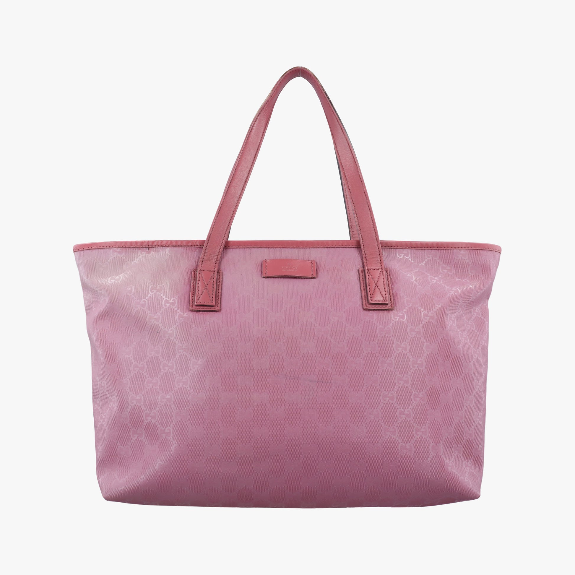 Guccissima Imprime Pink PVC coated canvas×Leather 211137 B013537459グッチシマ インプリメ ピンク PVCコーティングキャンバス×レザー 211137 B013537459