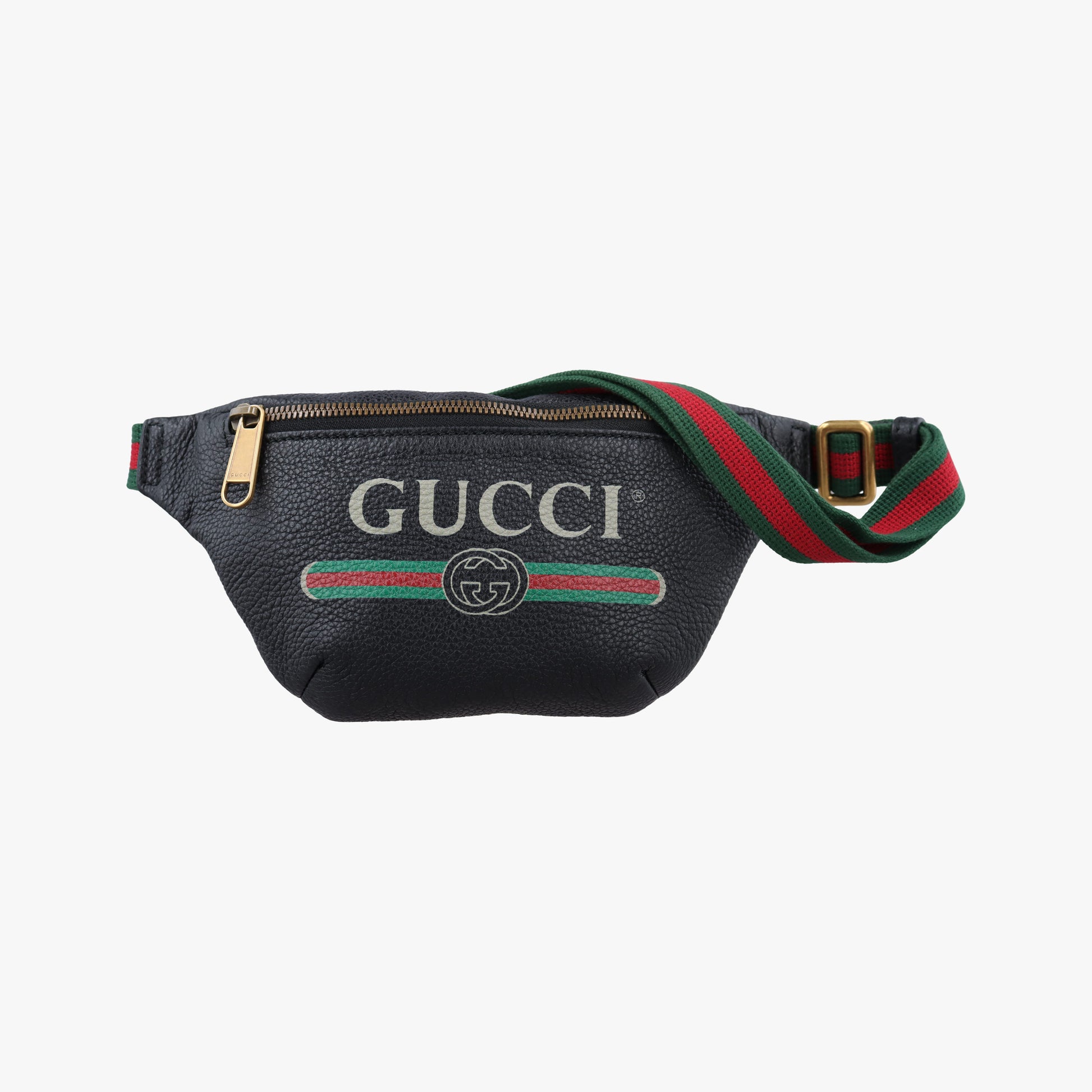 Gucci print Black Leather 527792 A025716335グッチプリント ブラック レザー 527792 A025716335