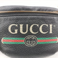 Gucci print Black Leather 527792 A025716335グッチプリント ブラック レザー 527792 A025716335