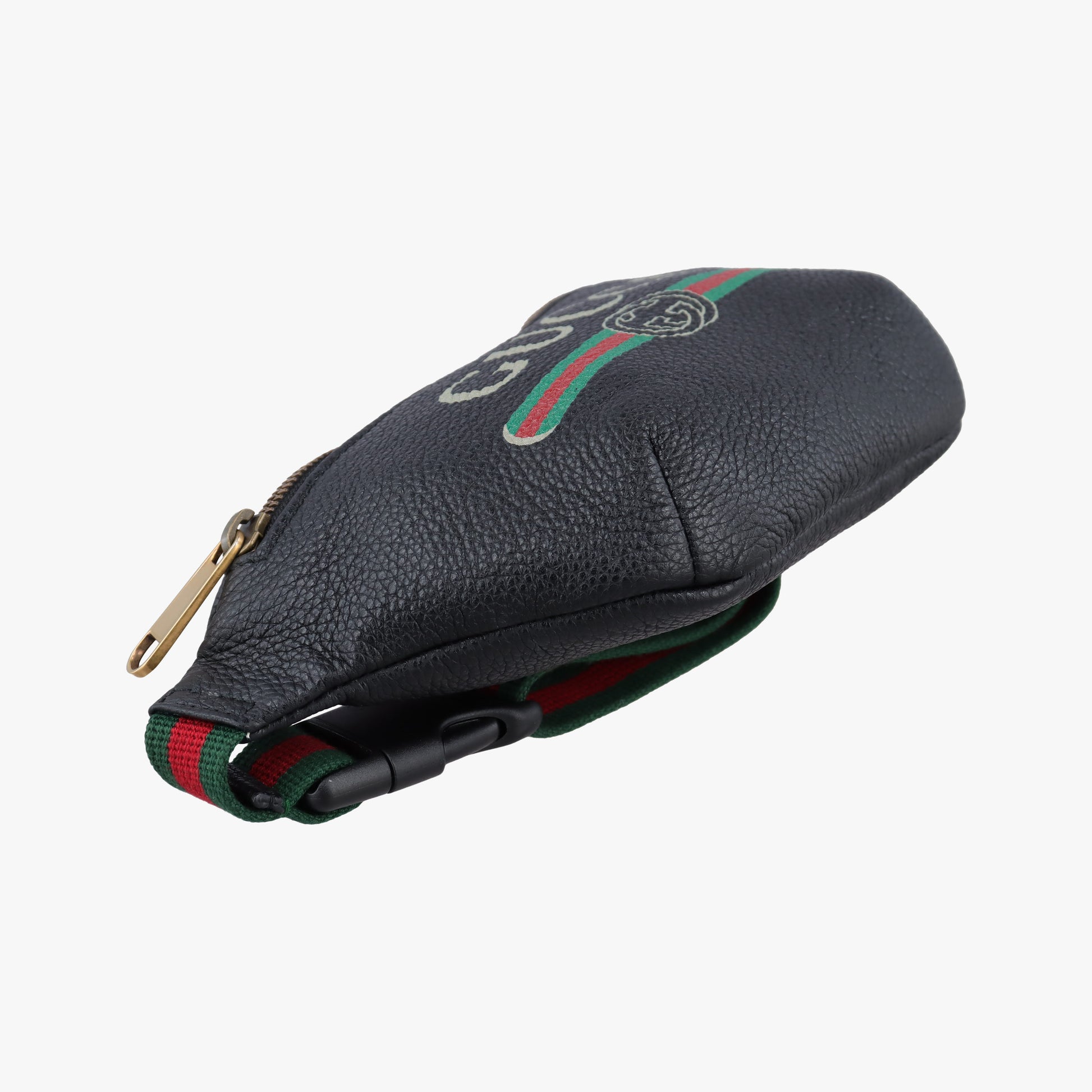 Gucci print Black Leather 527792 A025716335グッチプリント ブラック レザー 527792 A025716335