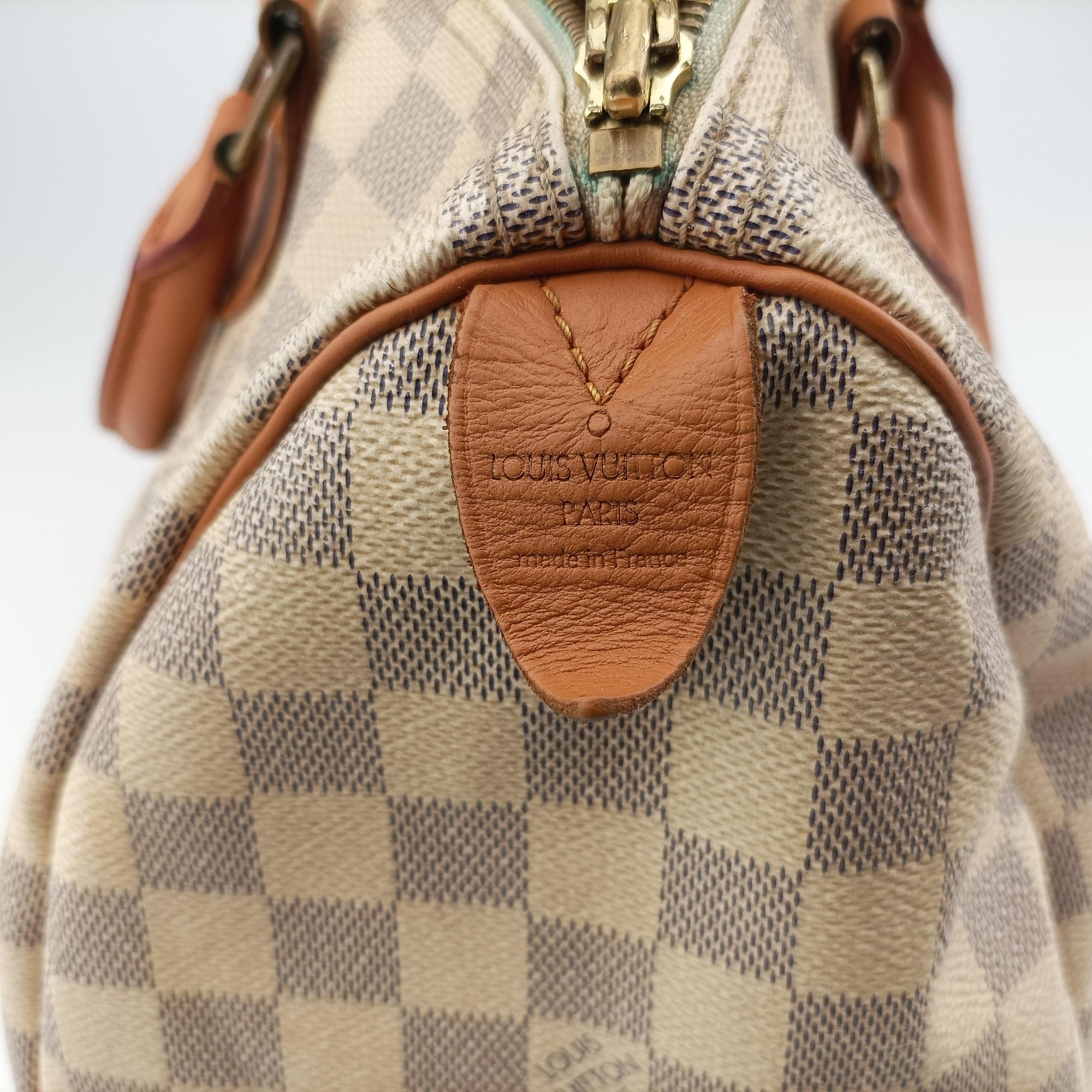 Speedy 30 AZUR Damier Canvas N41533 Lot number unknownスピーディ30 アズール ダミエキャンバス N41533 製番不明
