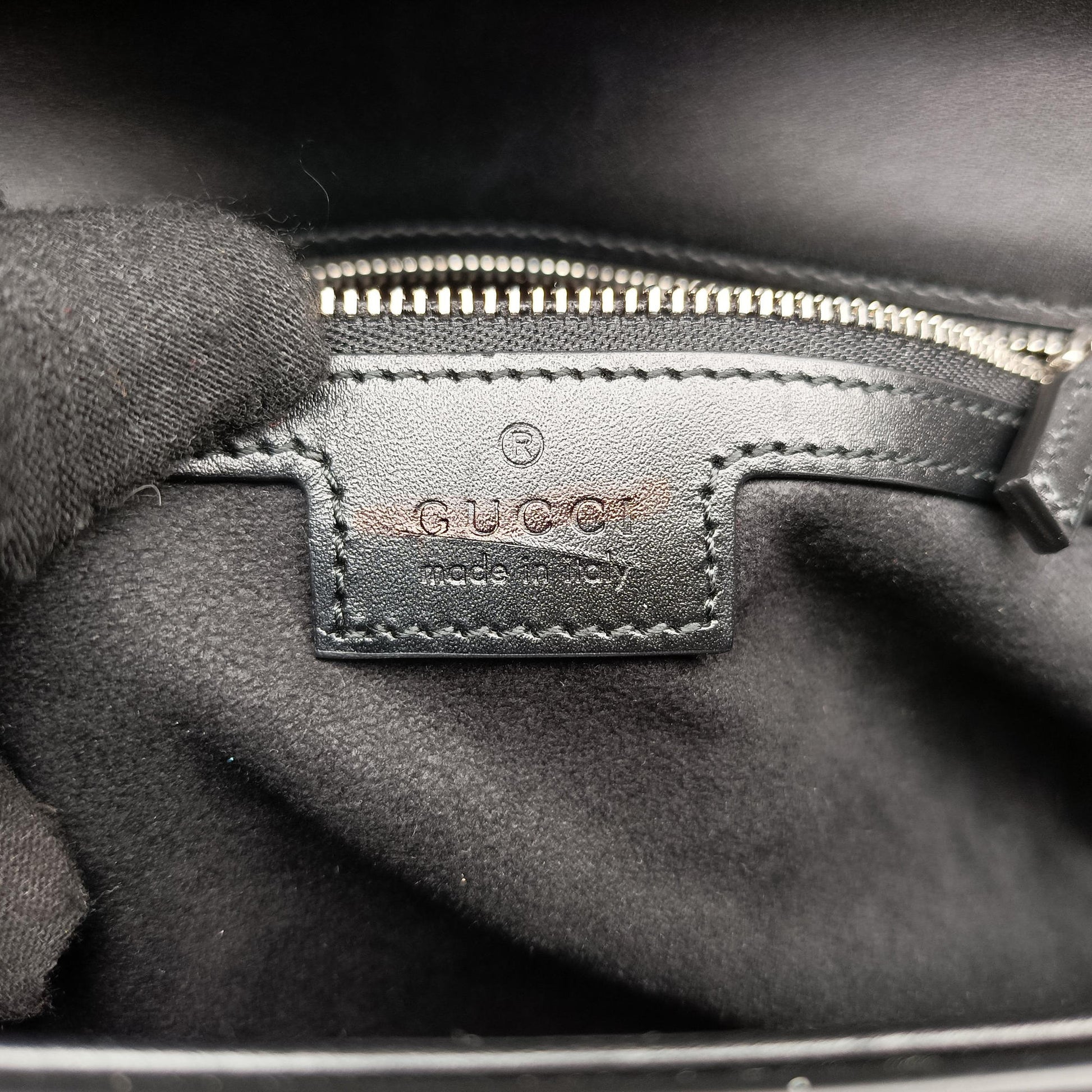 PETITE GG Black Leather 739721 I040410527プティ GG ブラック レザー 739721 I040410527