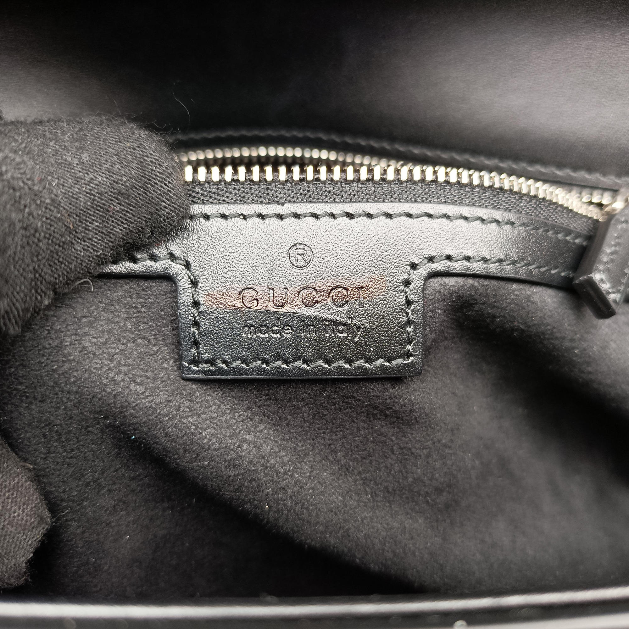 PETITE GG Black Leather 739721 I040410527プティ GG ブラック レザー 739721 I040410527