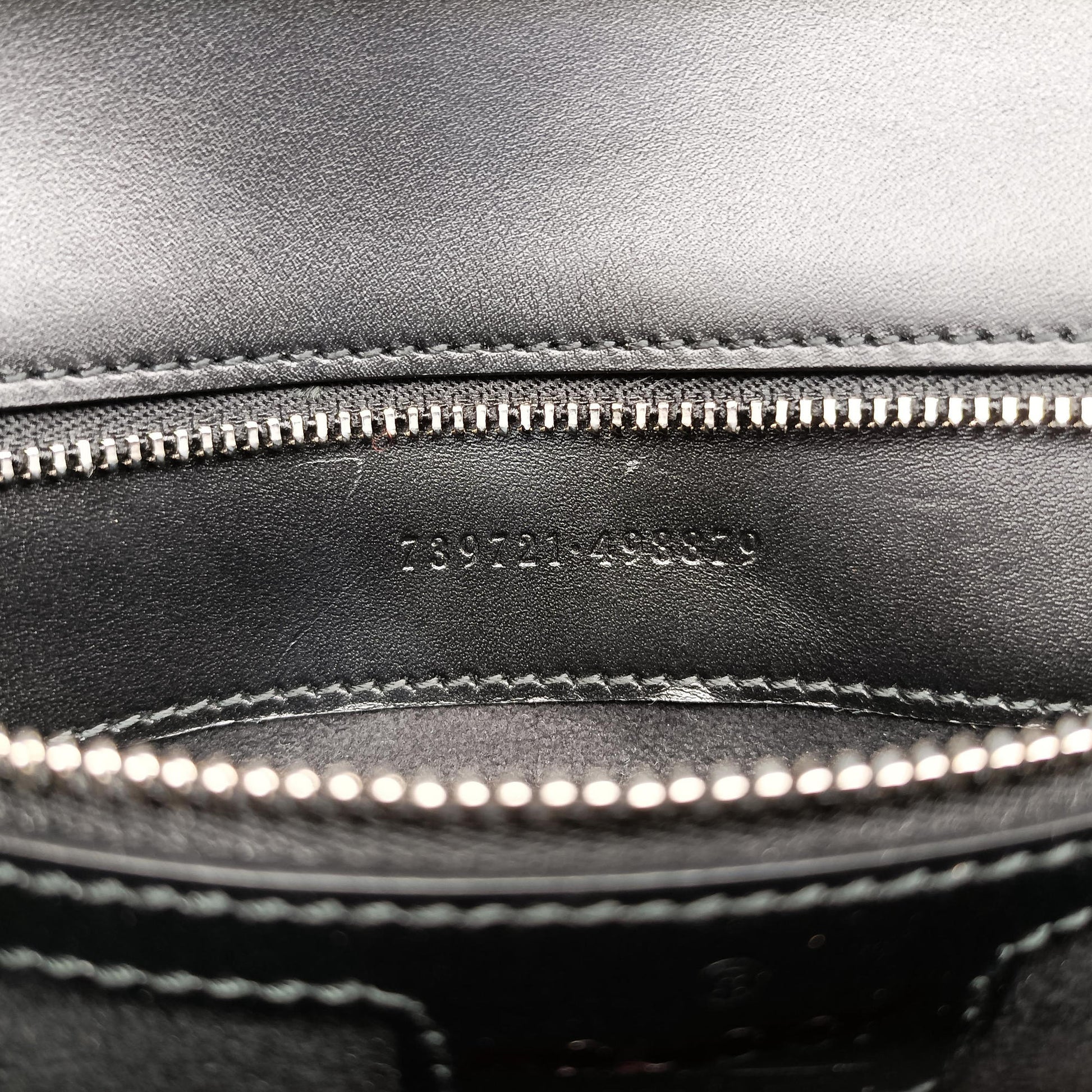 PETITE GG Black Leather 739721 I040410527プティ GG ブラック レザー 739721 I040410527