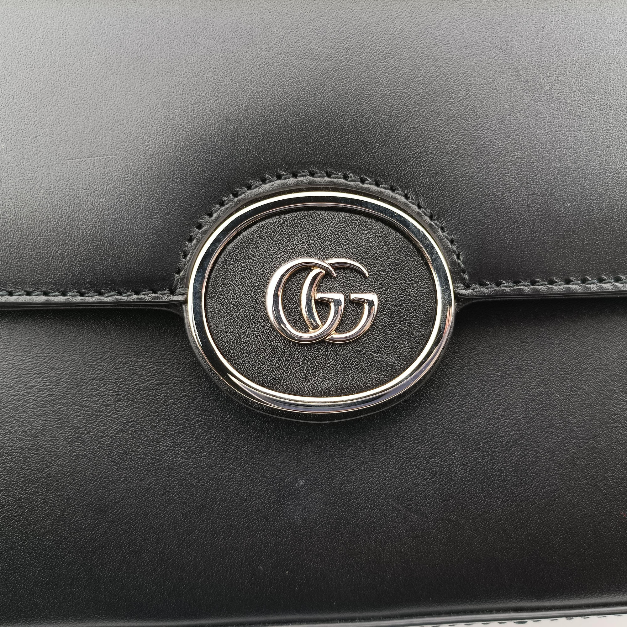 PETITE GG Black Leather 739721 I040410527プティ GG ブラック レザー 739721 I040410527