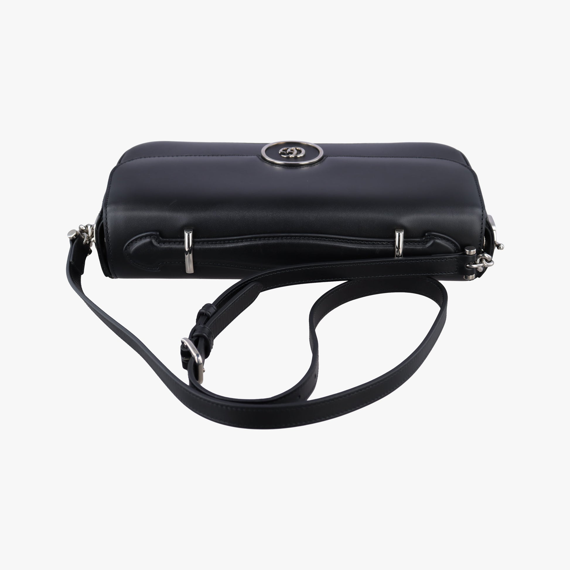 PETITE GG Black Leather 739721 I040410527プティ GG ブラック レザー 739721 I040410527