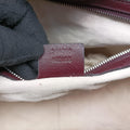New Bamboo Tassel beige×burgundy canvas×leather 246860 F7098378ニューバンブー タッセル ベージュ×ワインレッド キャンバス×レザー 246860 F7098378
