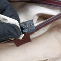 New Bamboo Tassel beige×burgundy canvas×leather 246860 F7098378ニューバンブー タッセル ベージュ×ワインレッド キャンバス×レザー 246860 F7098378