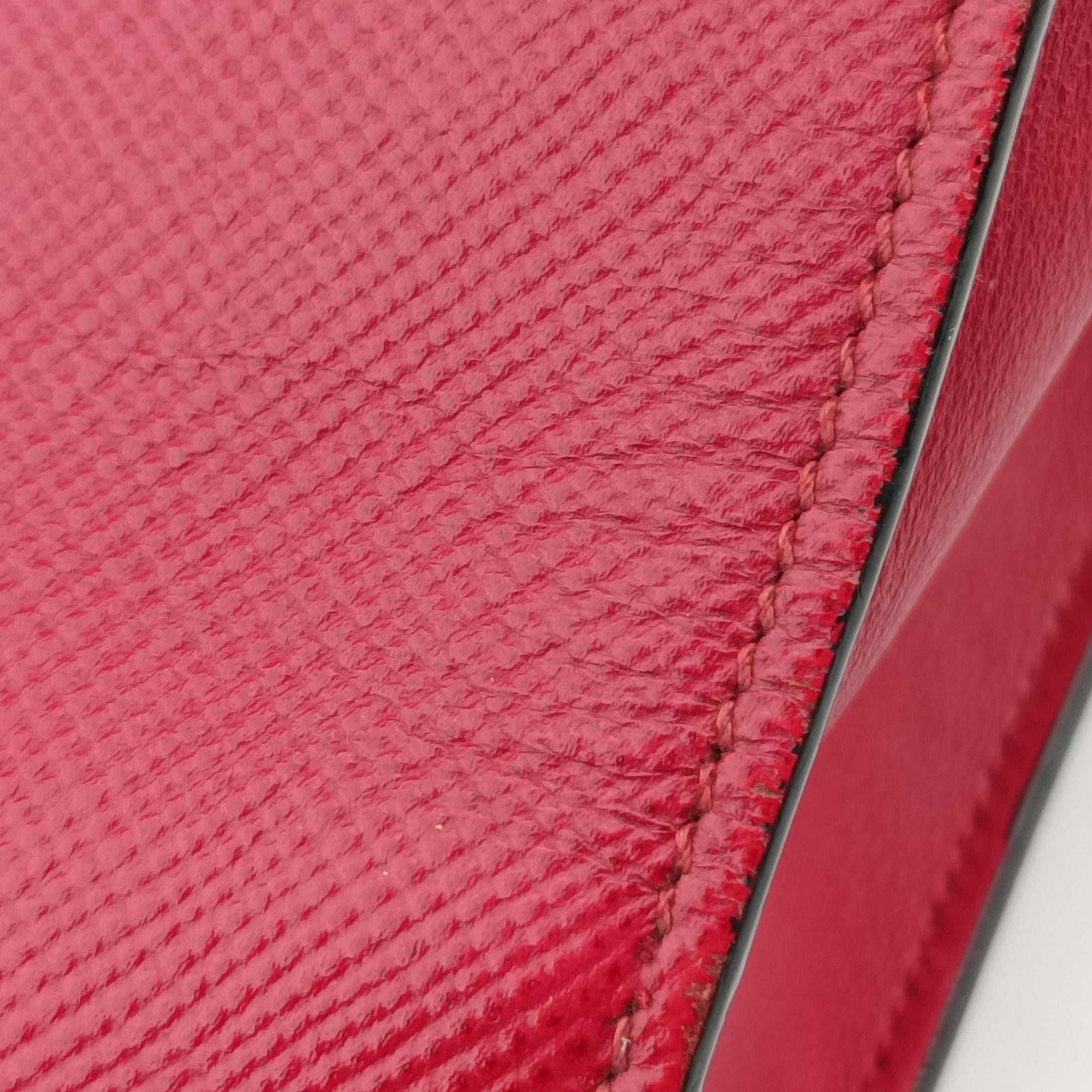 Cuir Monochrome Red SAFFIANO　Leather 1BA155 59キュイール モノクローム レッド サフィアーノレザー 1BA155 59