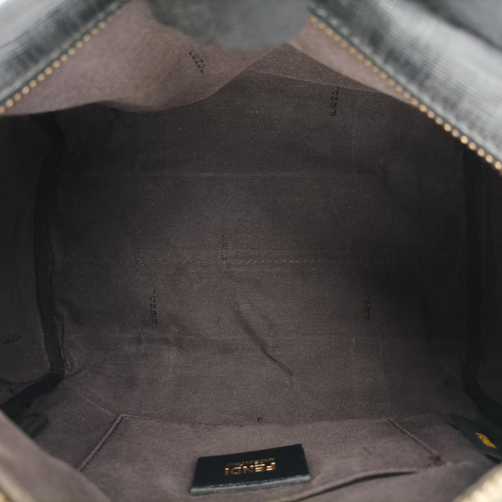 Zucchino Glitter Logo Black PVC coated canvas 8BL068 8BL068/H4E 138/2305スパンコールイエローグラデーション ブラック PVCコーティングキャンバス 8BL068 8BL068/H4E 138/2305