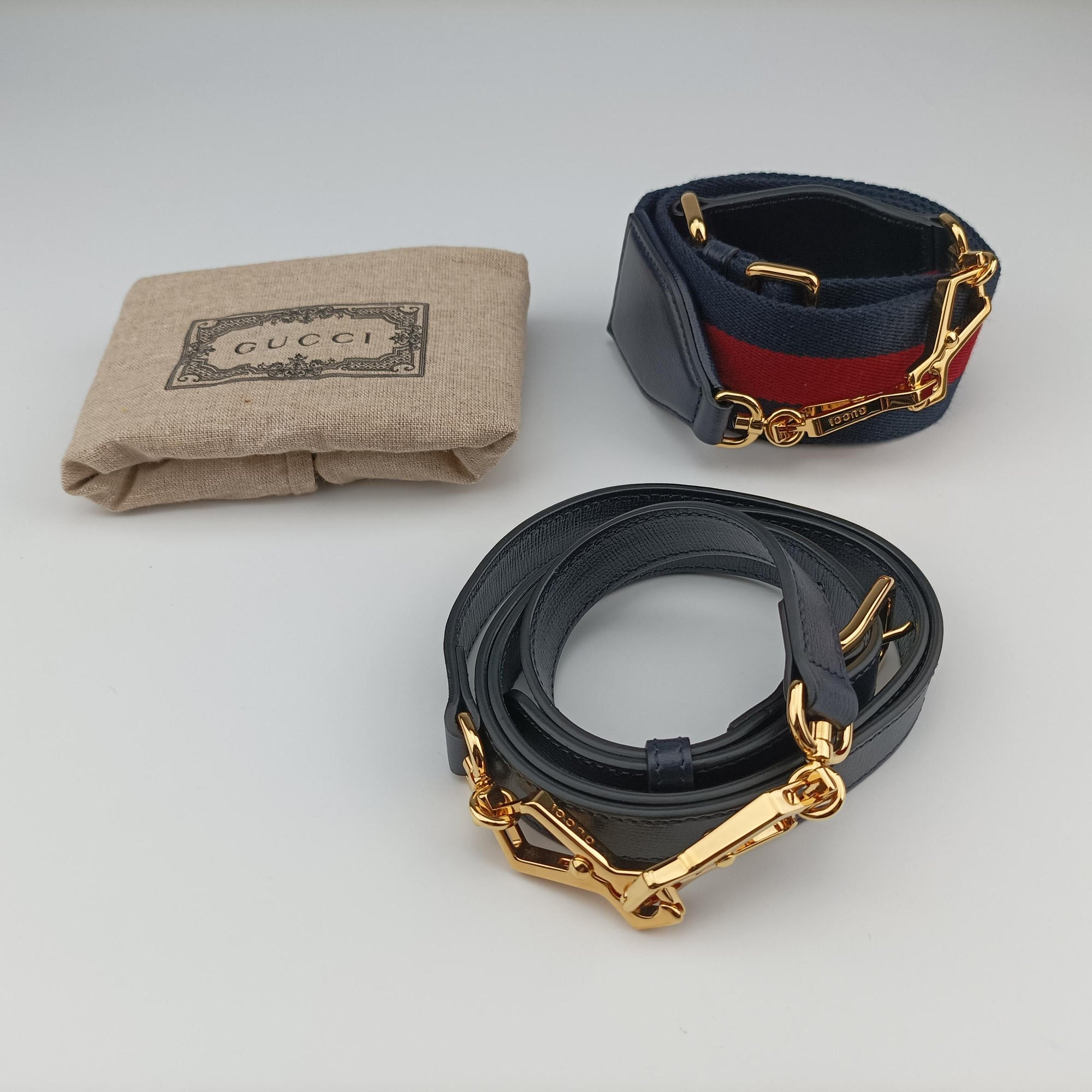Horsebit 1955 Orange × Navy Tweed×Leather 658574 I036424787ホースビット 1955 オレンジ × ネイビー ツイード×レザー 658574 I036424787