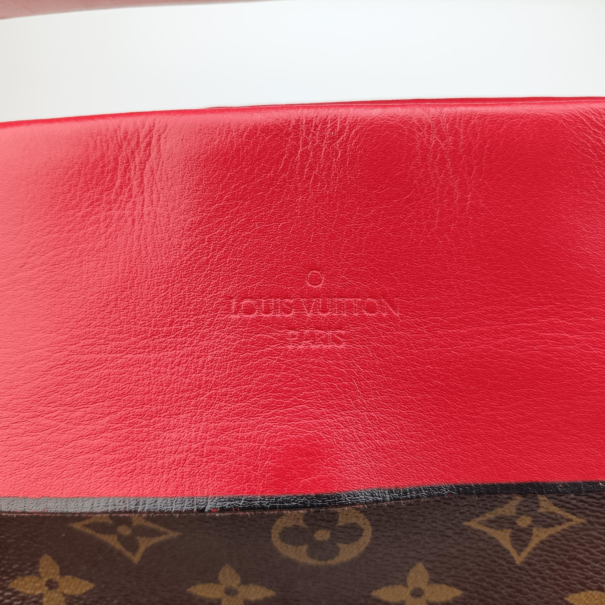 Tuileries Besace brown×Red Monogram Canvas×calf leather M43798 CA2168テュイルリーブザス モノグラム/ブラウン×レッド モノグラムキャンバス×カーフレザー M43798 CA2168