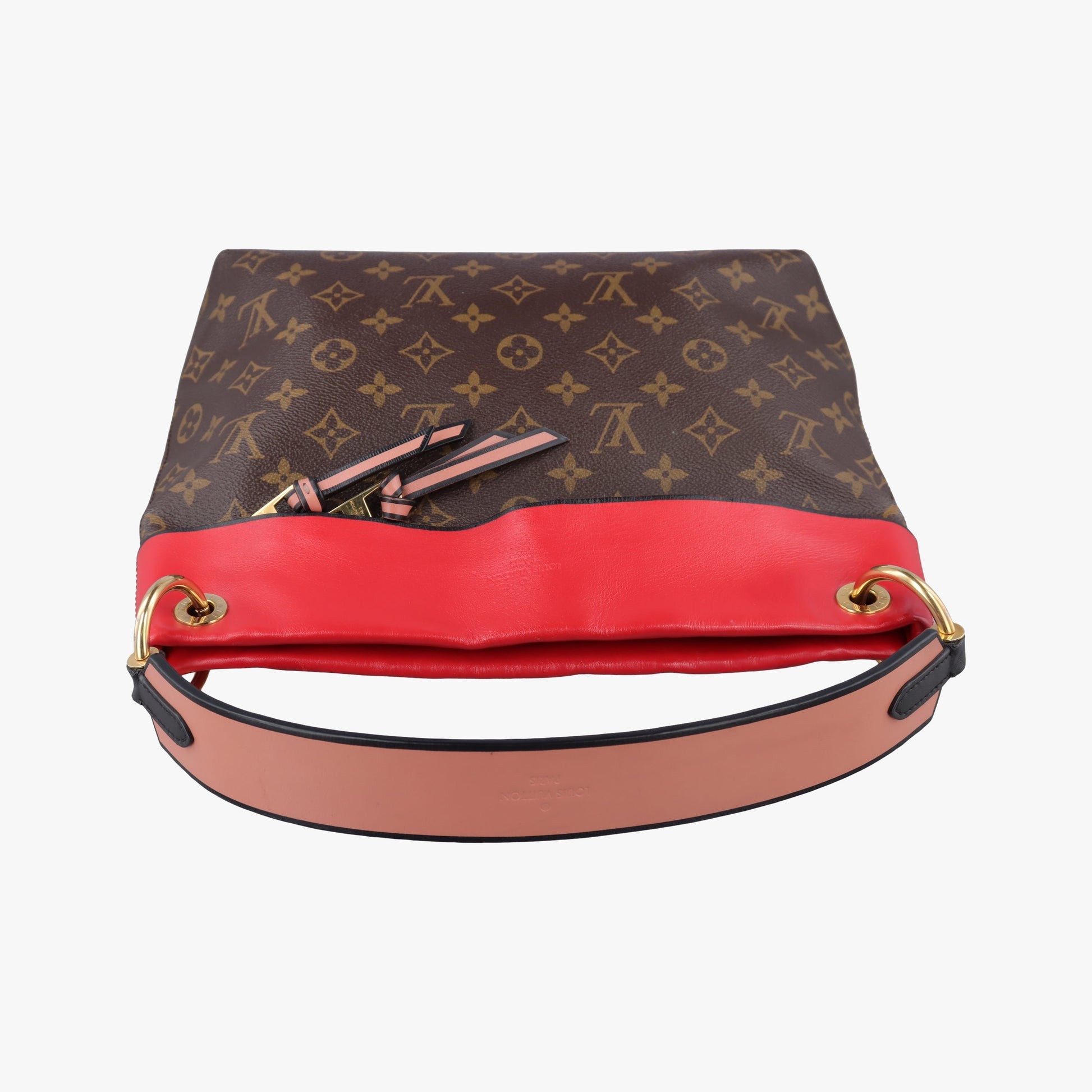Tuileries Besace brown×Red Monogram Canvas×calf leather M43798 CA2168テュイルリーブザス モノグラム/ブラウン×レッド モノグラムキャンバス×カーフレザー M43798 CA2168