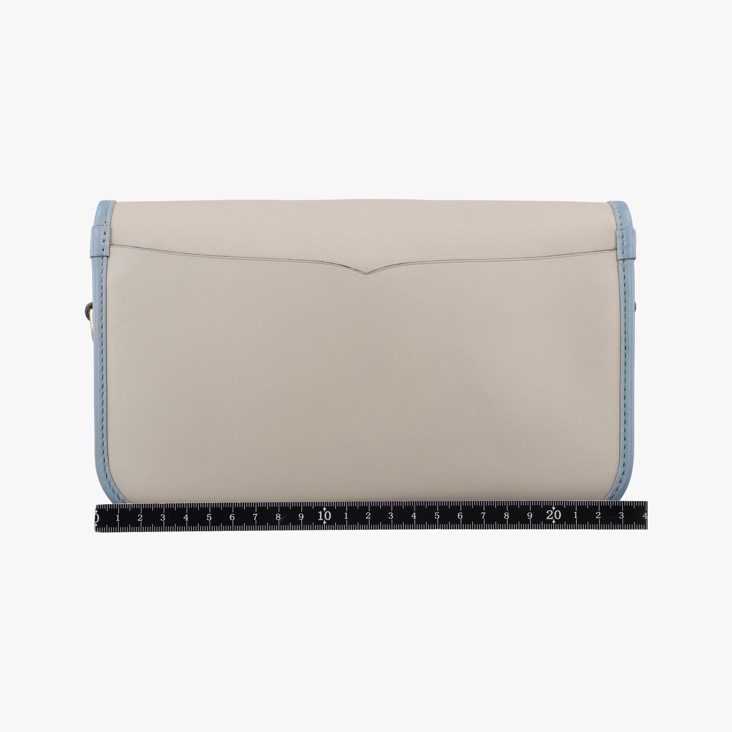 Ines Beige×blue Leather 061402イネス ベージュ×ブルー レザー 061402