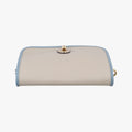 Ines Beige×blue Leather 061402イネス ベージュ×ブルー レザー 061402