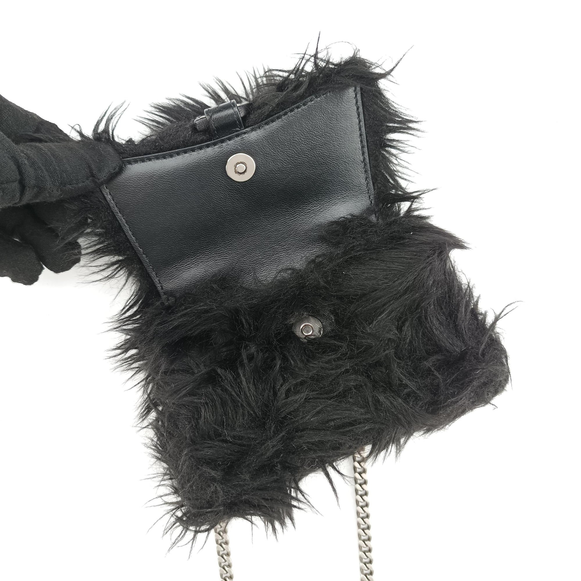 Hourglass Black Faux fur 676933.1000.S.1317アワーグラス ブラック フェイクファー 676933.1000.S.1317