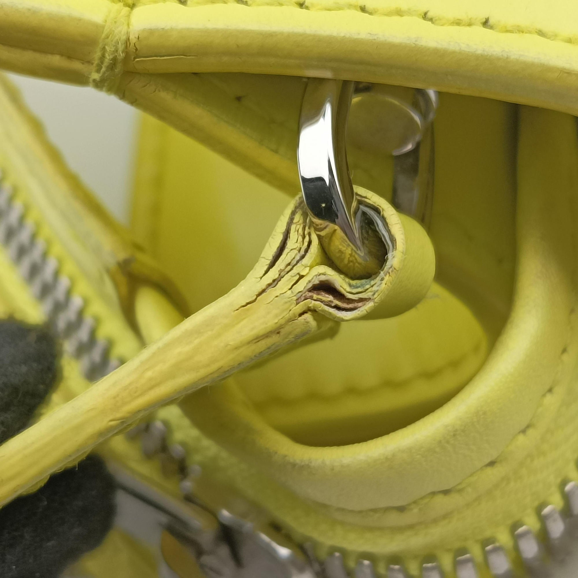 Cable Shopper Yellow Leather 371177.3510.F.002125ケーブル ショッパー イエロー レザー 371177.3510.F.002125
