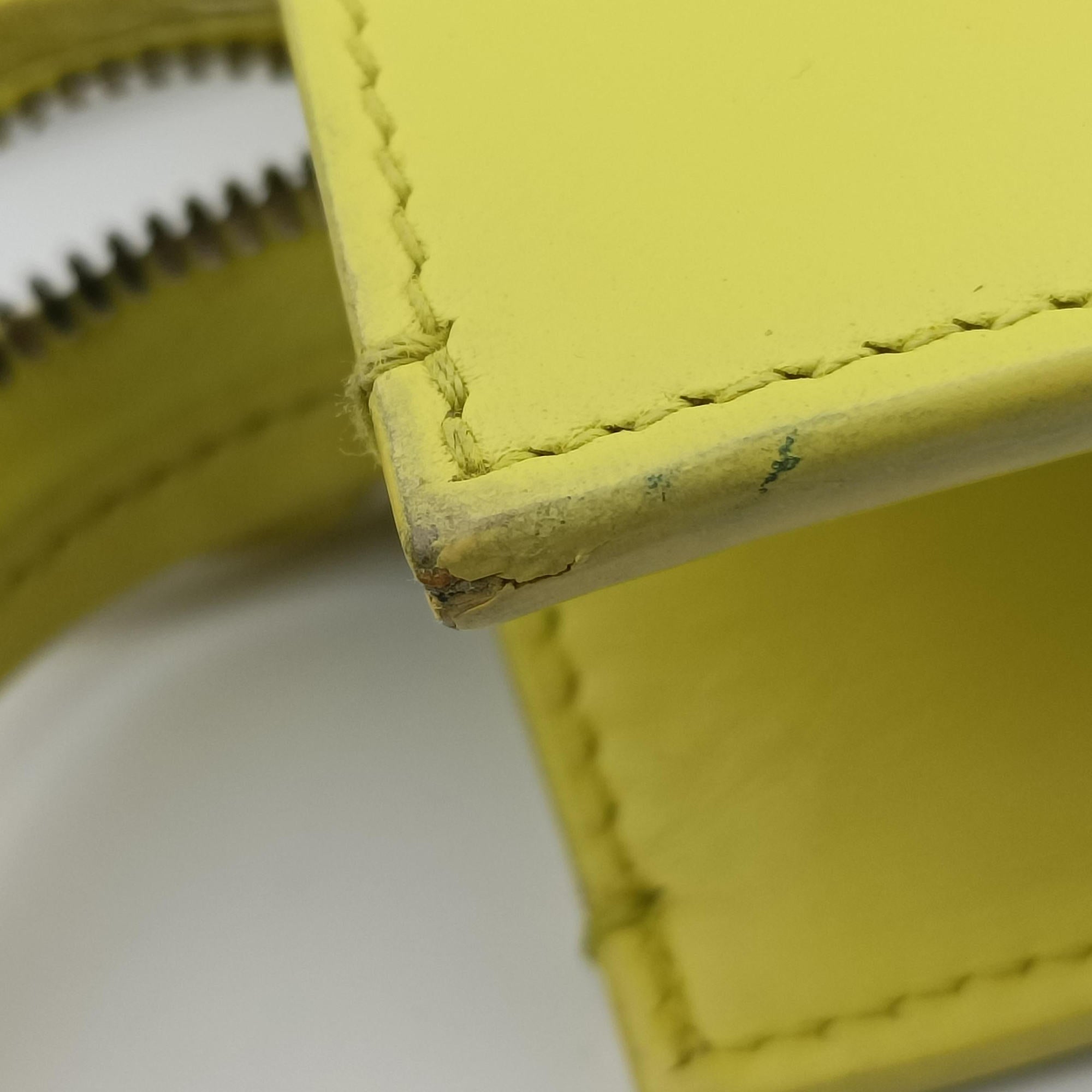 Cable Shopper Yellow Leather 371177.3510.F.002125ケーブル ショッパー イエロー レザー 371177.3510.F.002125