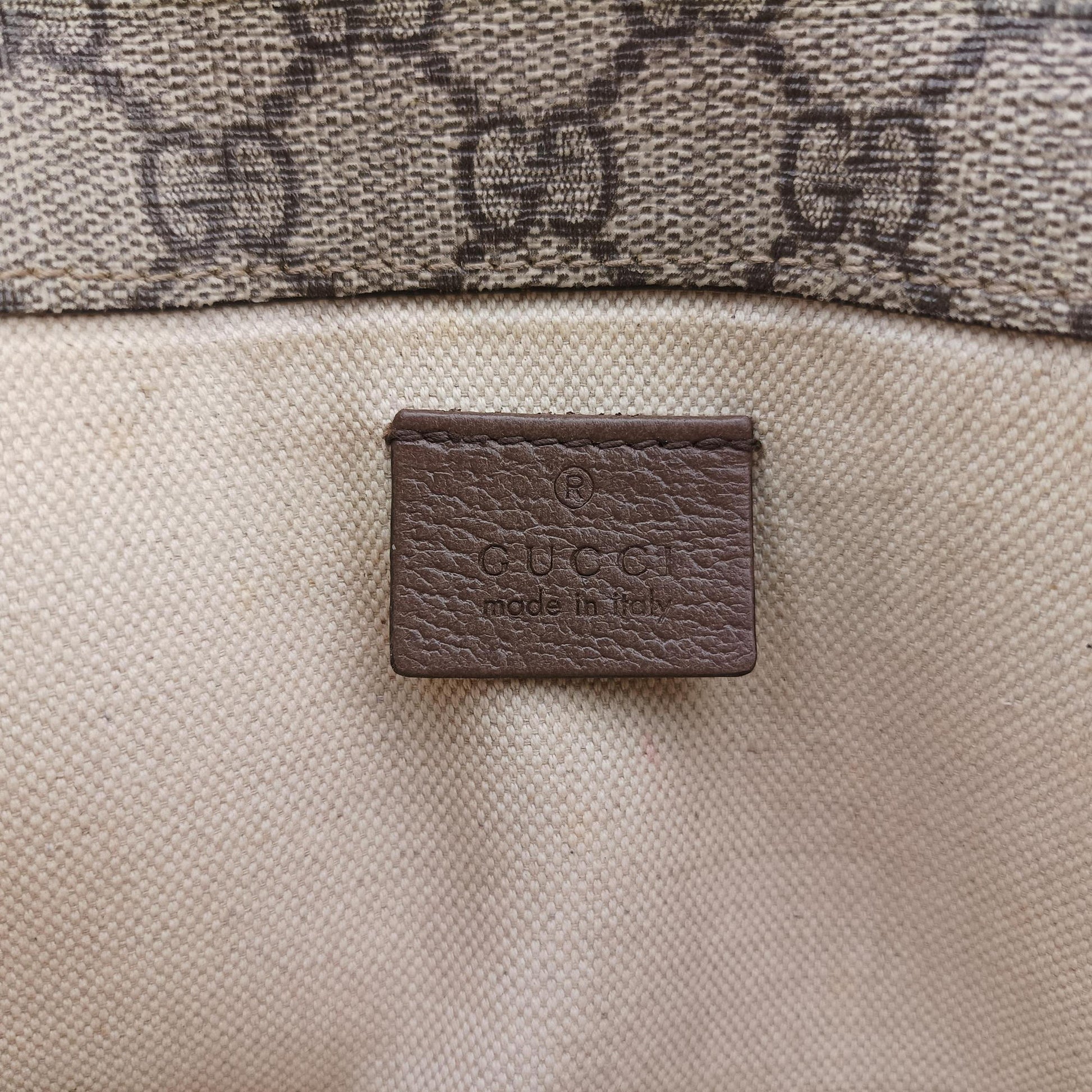 NEO VINTAGE GG Supreme beige×Brown PVC coated canvas×Leather 493930 H027225080ネオ ヴィンテージ GGスプリーム ベージュ×ブラウン PVCコーティングキャンバス×レザー 493930 H027225080