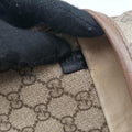 NEO VINTAGE GG Supreme beige×Brown PVC coated canvas×Leather 493930 H027225080ネオ ヴィンテージ GGスプリーム ベージュ×ブラウン PVCコーティングキャンバス×レザー 493930 H027225080