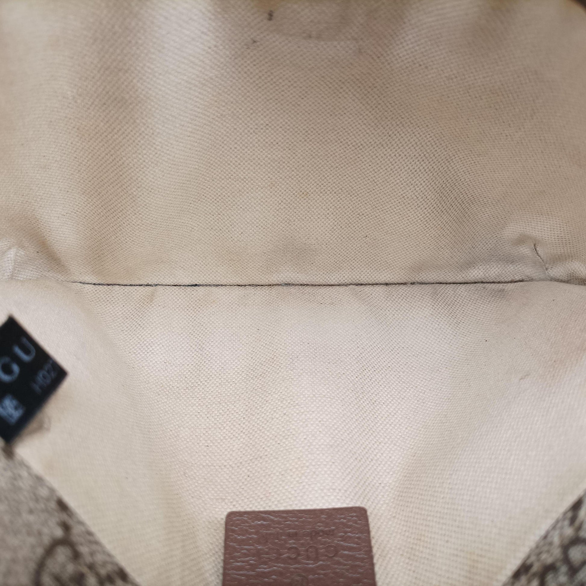 NEO VINTAGE GG Supreme beige×Brown PVC coated canvas×Leather 493930 H027225080ネオ ヴィンテージ GGスプリーム ベージュ×ブラウン PVCコーティングキャンバス×レザー 493930 H027225080