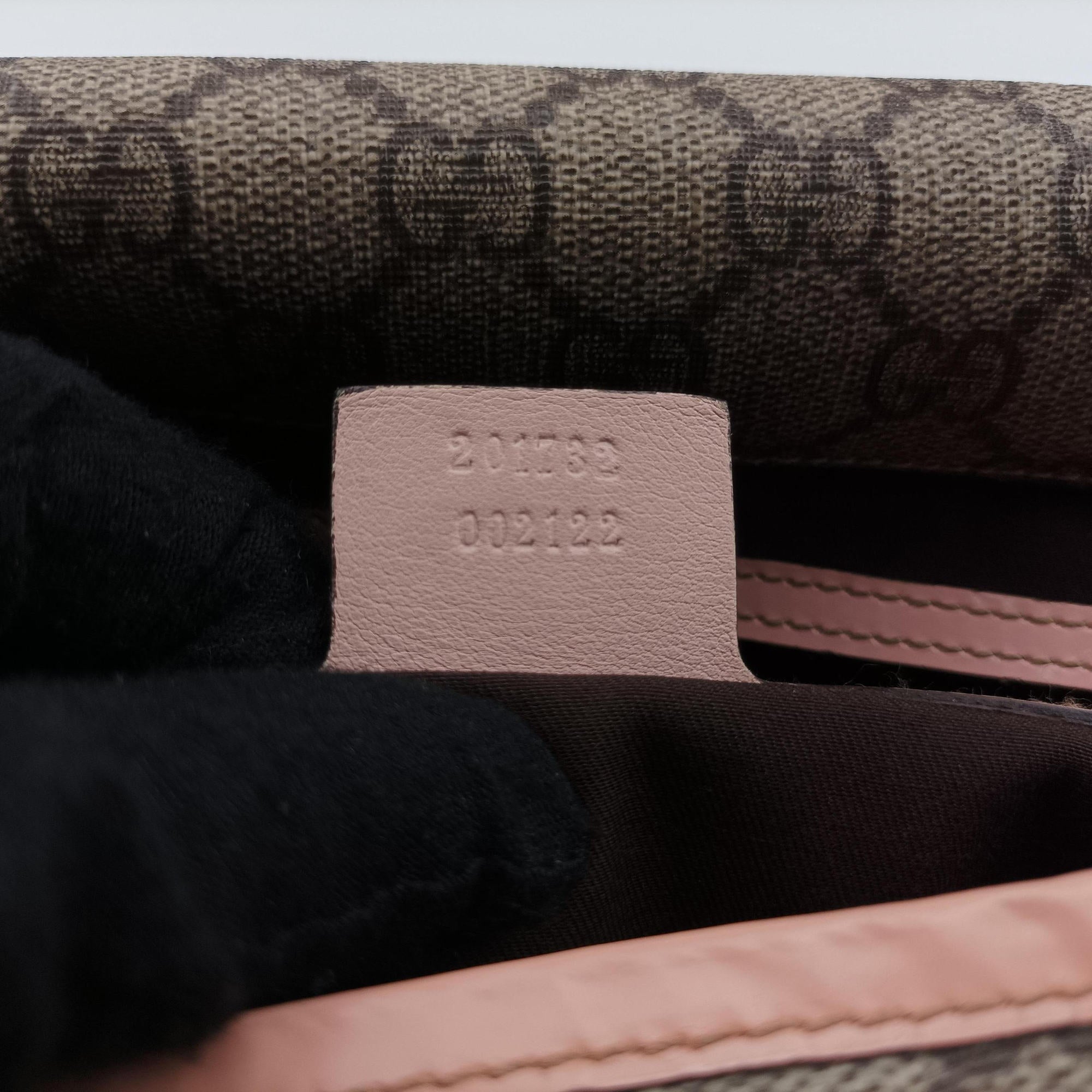 GG Plus Messenger Beige×Pink PVC coated canvas×Leather 201732 C4404997GGプラス メッセンジャー ベージュ×ピンク PVCコーティングキャンバス× レザー 201732 C4404997