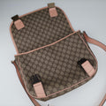 GG Plus Messenger Beige×Pink PVC coated canvas×Leather 201732 C4404997GGプラス メッセンジャー ベージュ×ピンク PVCコーティングキャンバス× レザー 201732 C4404997