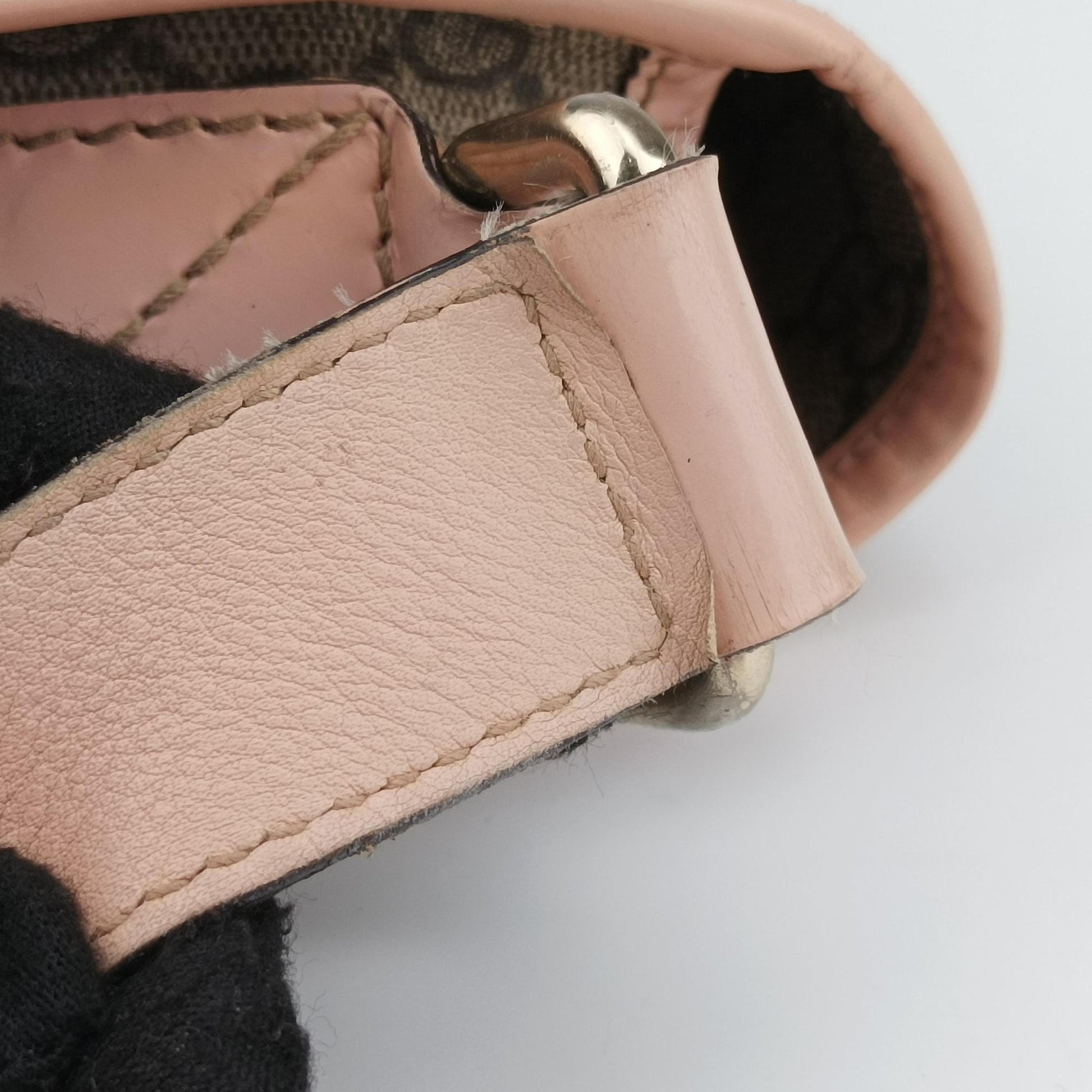 GG Plus Messenger Beige×Pink PVC coated canvas×Leather 201732 C4404997GGプラス メッセンジャー ベージュ×ピンク PVCコーティングキャンバス× レザー 201732 C4404997