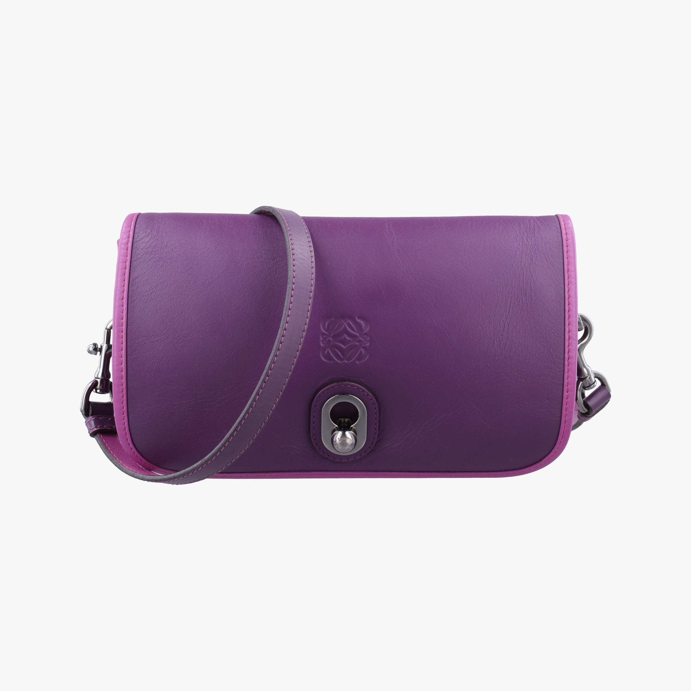 Ines Purple Leather 061304イネス パープル レザー 061304