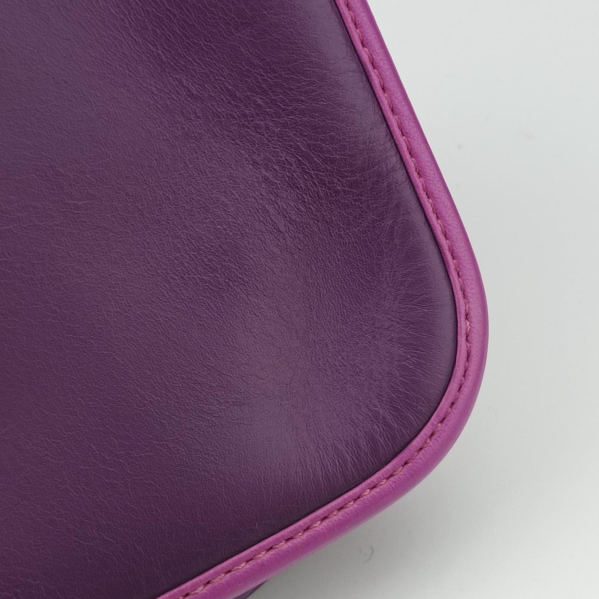 Ines Purple Leather 061304イネス パープル レザー 061304