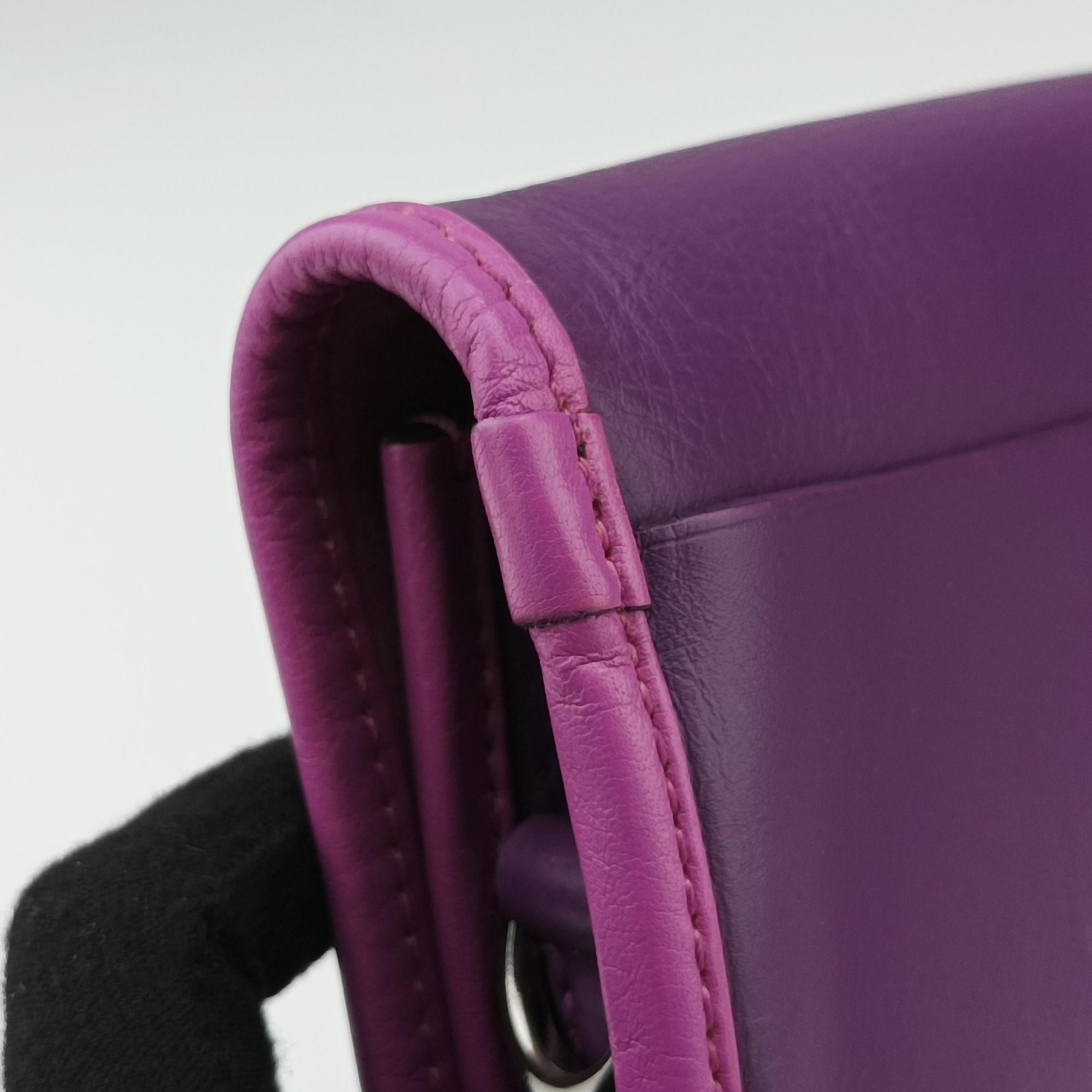 Ines Purple Leather 061304イネス パープル レザー 061304