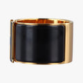 Clic Clac Bracelet Black GP Oクリッククラックブレスレット ブラック×ゴールド GP O