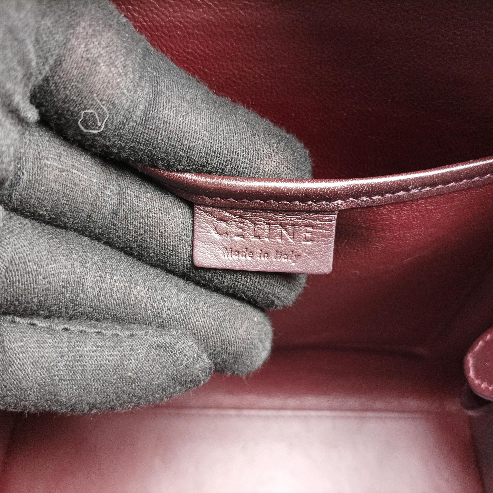 luggage nano shopper Brown × Rose × Bordeaux Leather F-CU-0154ラゲージナノショッパー ブラウン × ローズ × ボルドー レザー F-CU-0154