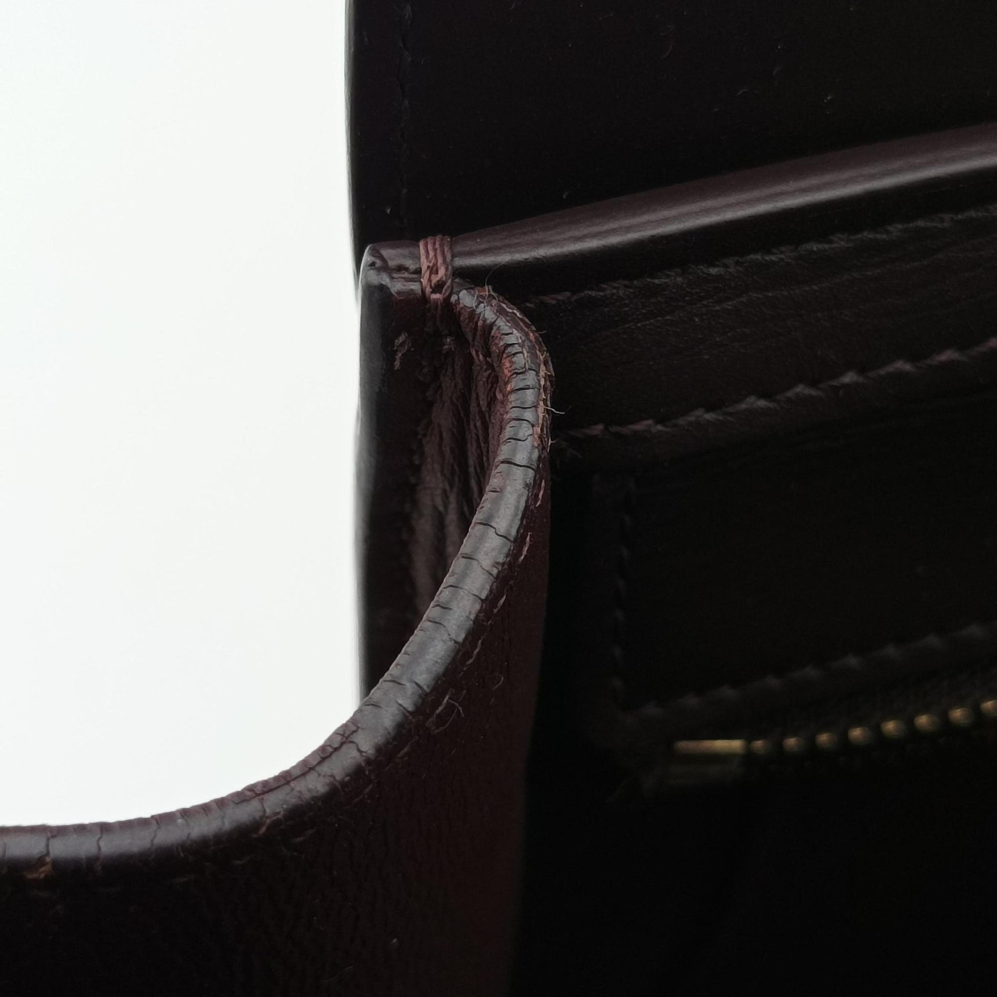 luggage nano shopper Brown × Rose × Bordeaux Leather F-CU-0154ラゲージナノショッパー ブラウン × ローズ × ボルドー レザー F-CU-0154