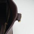 luggage nano shopper Brown × Rose × Bordeaux Leather F-CU-0154ラゲージナノショッパー ブラウン × ローズ × ボルドー レザー F-CU-0154