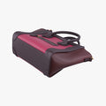 luggage nano shopper Brown × Rose × Bordeaux Leather F-CU-0154ラゲージナノショッパー ブラウン × ローズ × ボルドー レザー F-CU-0154