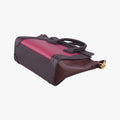 luggage nano shopper Brown × Rose × Bordeaux Leather F-CU-0154ラゲージナノショッパー ブラウン × ローズ × ボルドー レザー F-CU-0154
