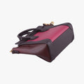 luggage nano shopper Brown × Rose × Bordeaux Leather F-CU-0154ラゲージナノショッパー ブラウン × ローズ × ボルドー レザー F-CU-0154