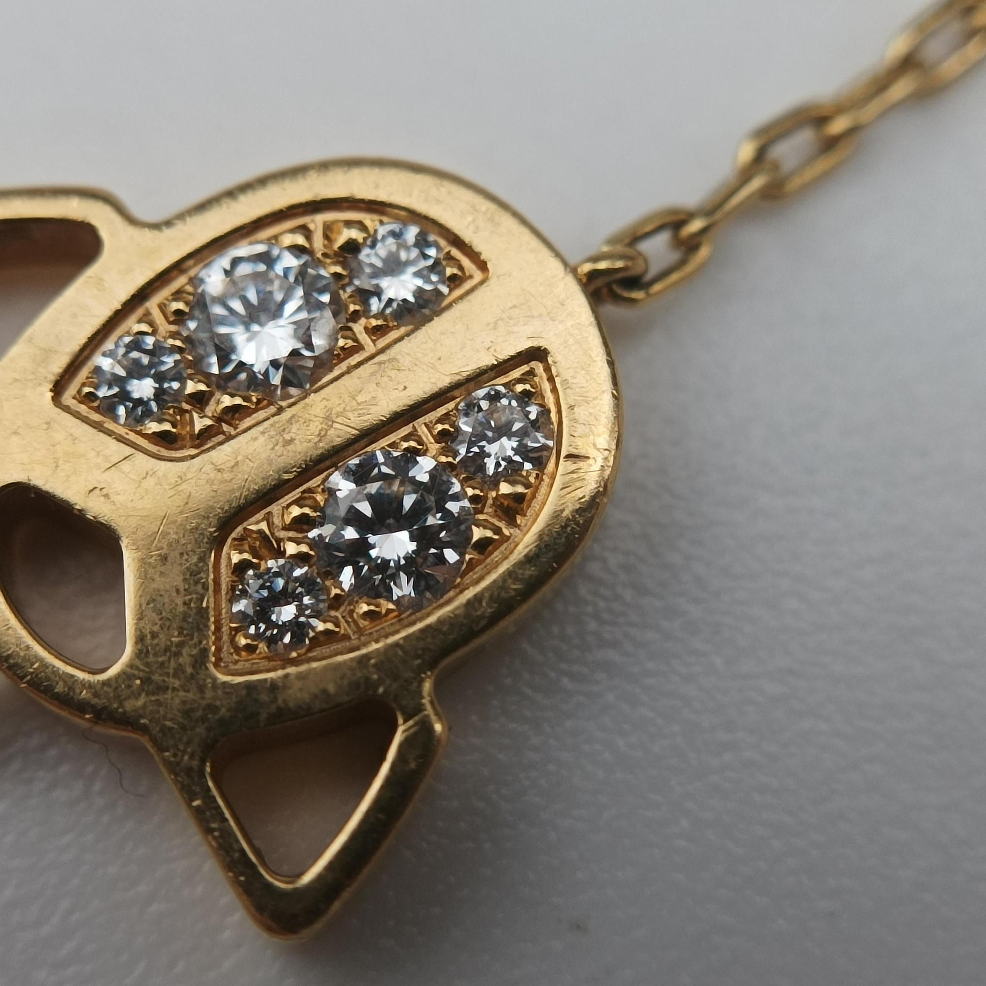 Scarab Pendant Yellow Golden AU750 B6034700 PP5252スカラベペンダント イエローゴールド AU750 B6034700 PP5252